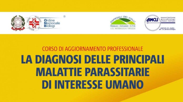 “Protocolli per la diagnosi delle malattie parassitarie”, il 3-4-10 e 11 maggio il corso organizzato dalla Delegazione ONB Campania-Molise “Protocolli per la diagnosi delle malattie parassitarie”, il 3-4-10 e 11 maggio il corso organizzato dalla Delegazione ONB Campania-Molise