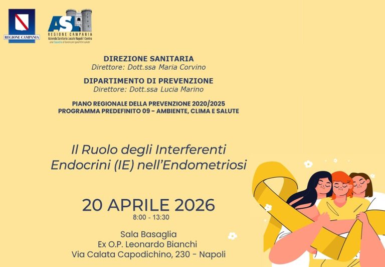 Napoli, corso ECM gratuito, “Il Ruolo degli Interferenti Endocrini (IE) nell’Endometriosi”