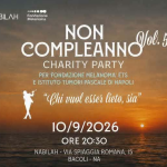 SAVE THE DATE. Ritorna il “Non Compleanno”: il 10 settembre al Nabilah una serata di solidarietà per la ricerca sul cancro.